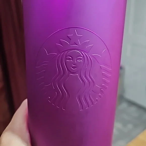 Purple soft touch starbucks tumbler - Picture 4 of 8